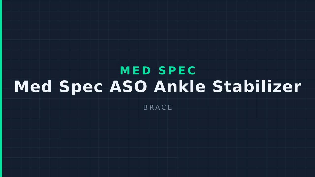 Med Spec ASO Ankle Stabilizer