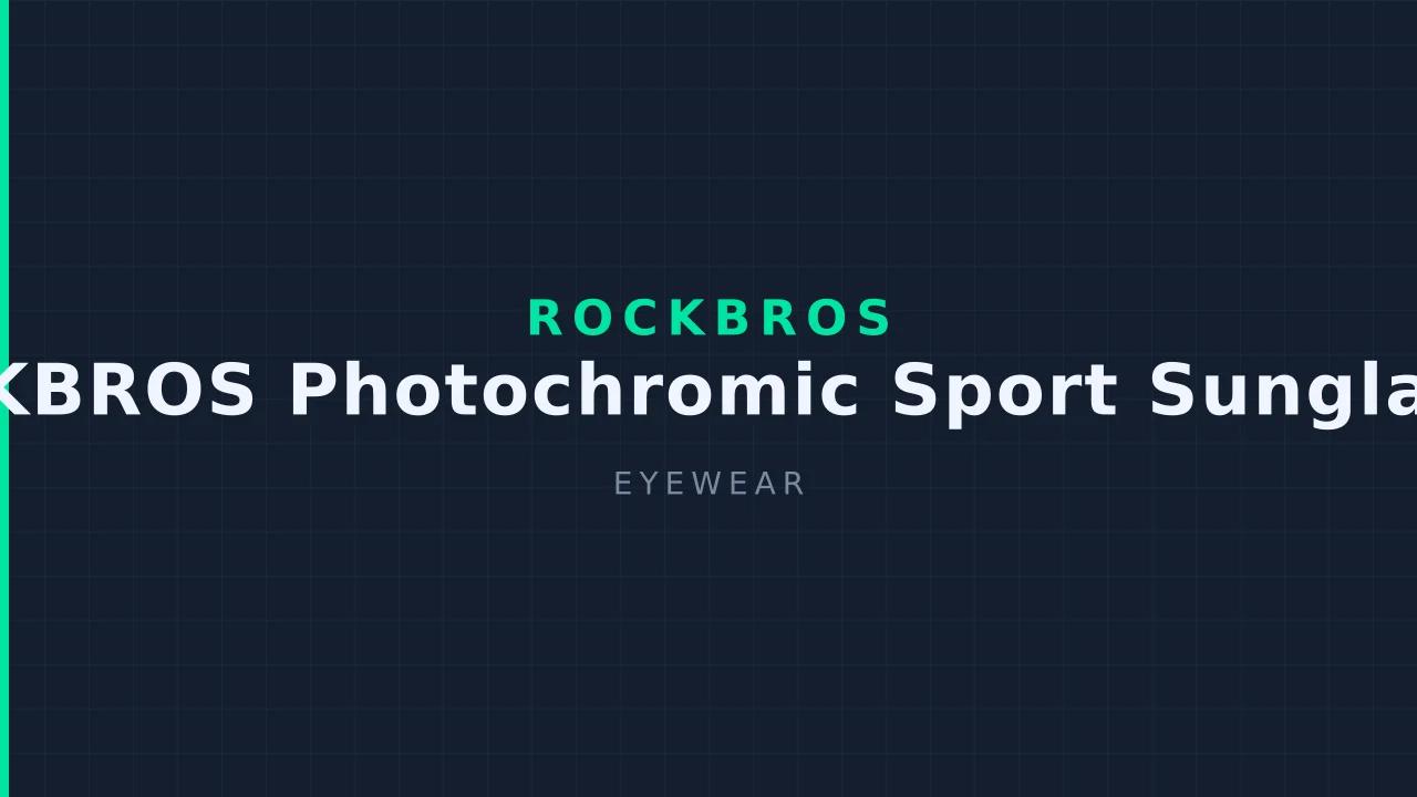 ROCKBROS Photochromic Sport Sunglasses