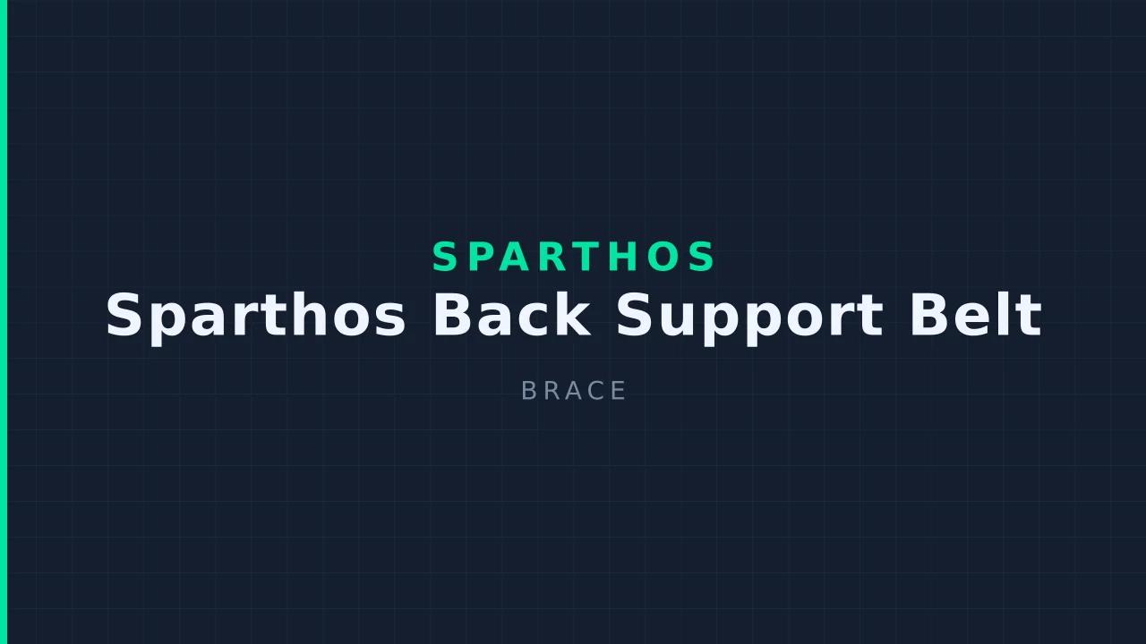 Sparthos Back Support Belt